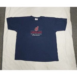 Vtg Crable Sportswear Cleveland Indians 1995 Central Division Champions Size XL